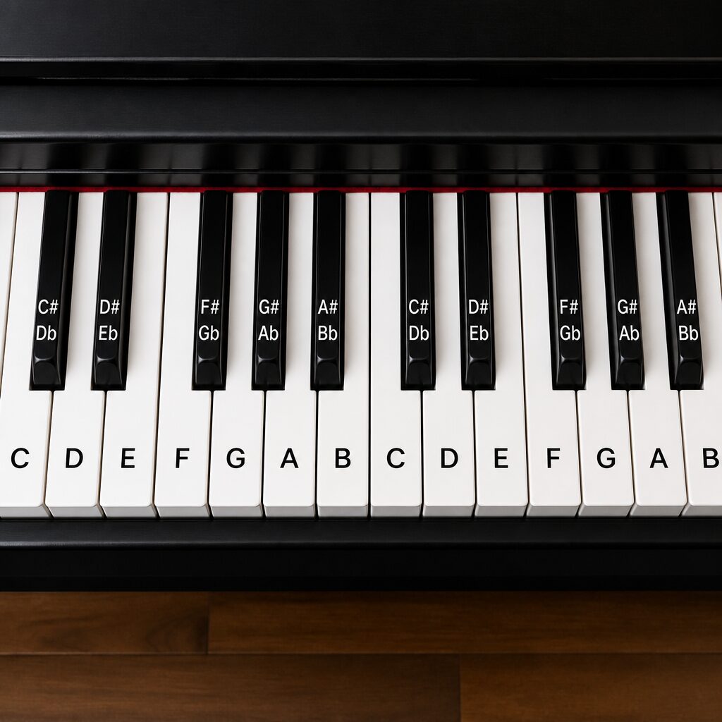 Understanding Piano Keys: A Complete Beginner’s Map of the Keyboard